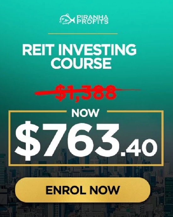 REIT investing, passive income, real estate investing, Adam Khoo, stock market, financial freedom, Piranha Profits, wealth building